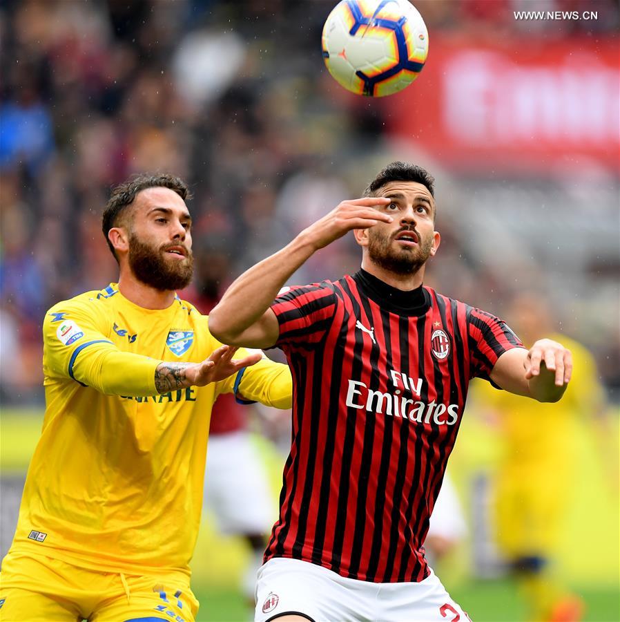 (SP)ITALY-MILAN-SOCCER-SERIE A-AC MILAN VS FROSINONE