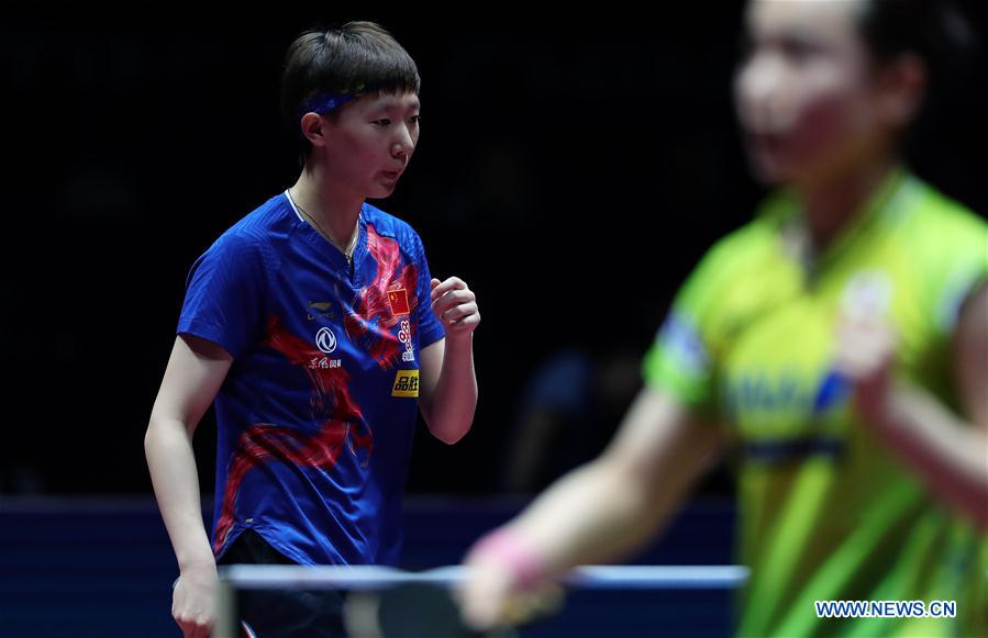 (SP)CHINA-SHENZHEN-TABLE TENNIS-CHINA OPEN-WOMEN'S SINGLES (CN)