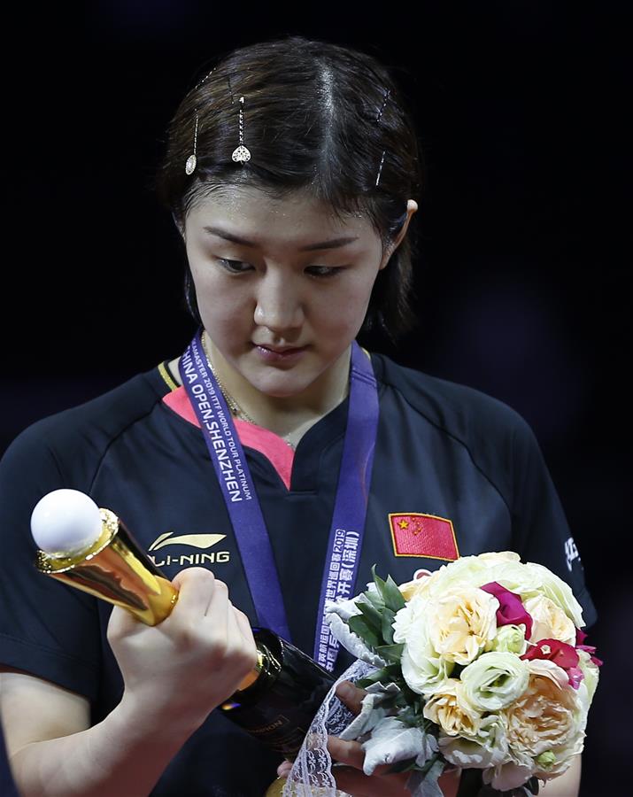 (SP)CHINA-SHENZHEN-TABLE TENNIS-ITTF CHINA OPEN-WOMEN'S FINAL (CN)