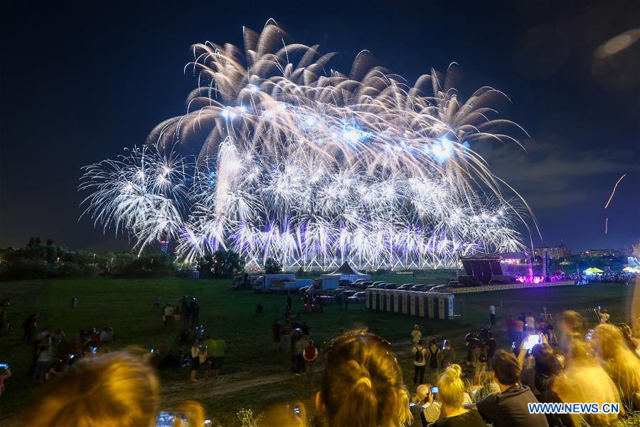 CROATIA-ZAGREB-FIREWORKS