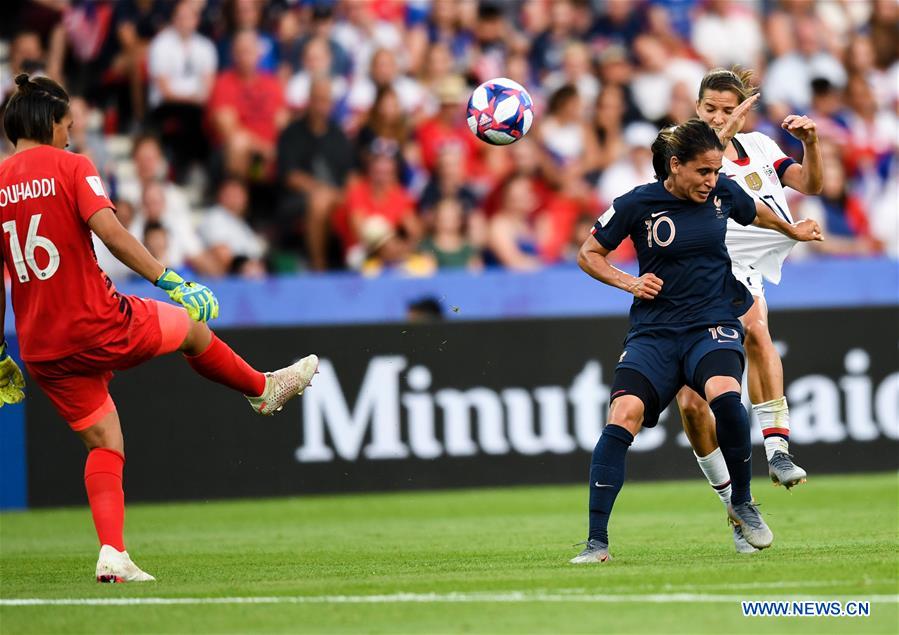 (SP)FRANCE-PARIS-FIFA WOMEN'S WORLD CUP-QUARTERFINAL-FRA VS USA