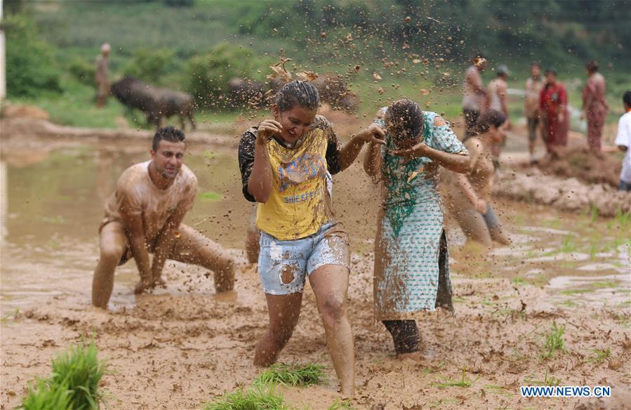 NEPAL-DHADING-NATIONAL PADDY DAY FESTIVAL