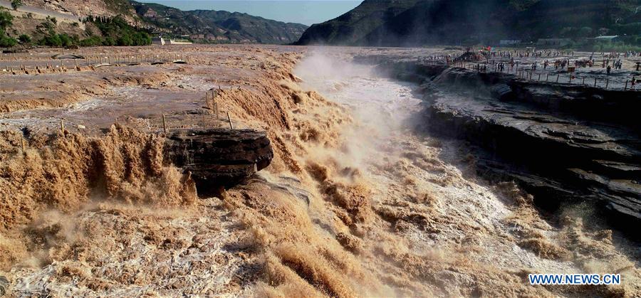 #CHINA-SHANXI-LINFEN-HUKOU WATERFALL-FLOOD PERIOD (CN)