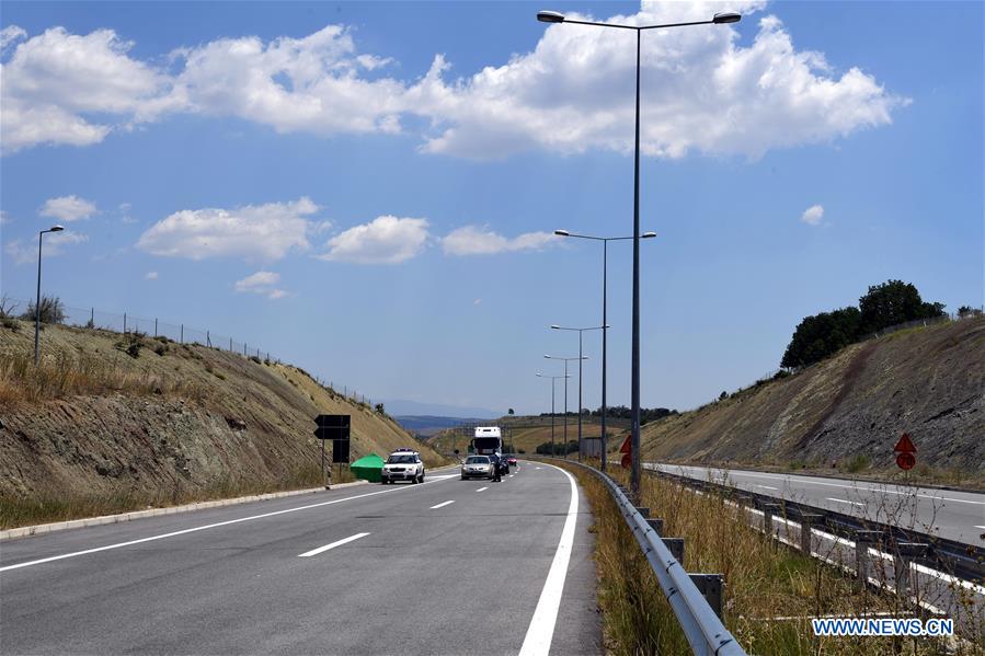 NORTH MACEDONIA-NEW  HIGHWAY SECTION-OPENING