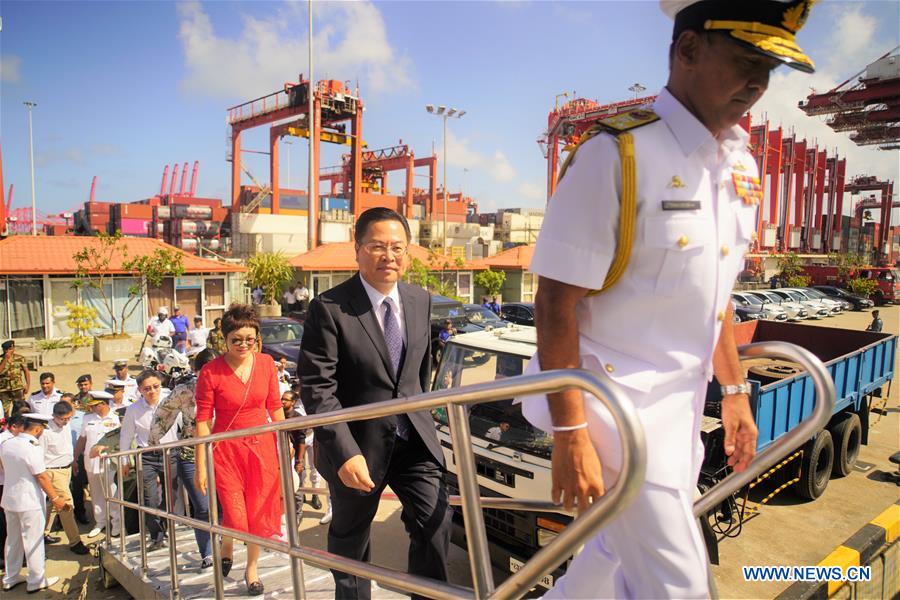 SRI LANKA-COLOMBO PORT-CHINA-GIFTED FRIGATE