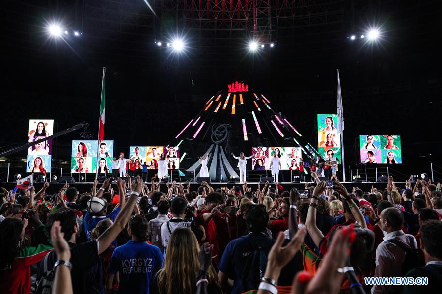 (SP)ITALY-NAPLES-SUMMER UNIVERSIADE-CLOSING CEREMONY