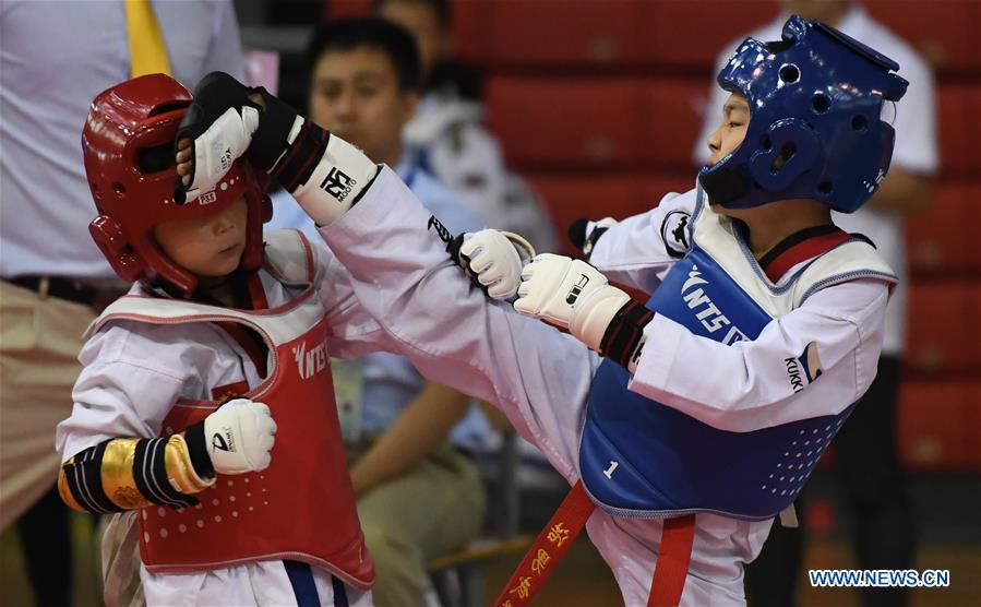 (SP)CHINA-CHANGCHUN-SUMMER VACATION-TAEKWONDO CAMP