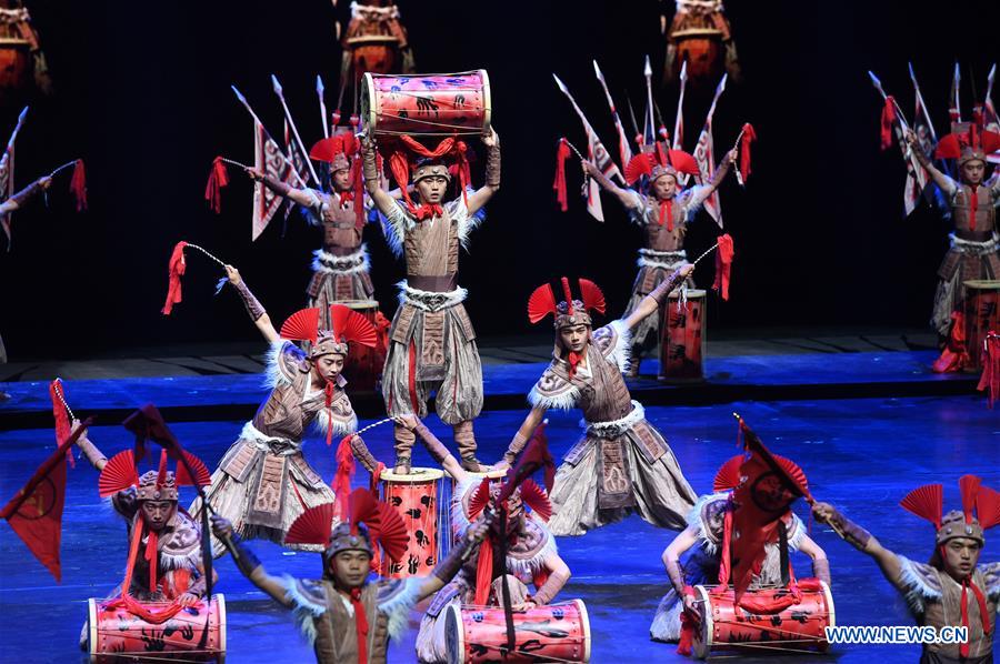 CHINA-GANSU-ZHANGYE-HISTORICAL STAGE DRAMA (CN)