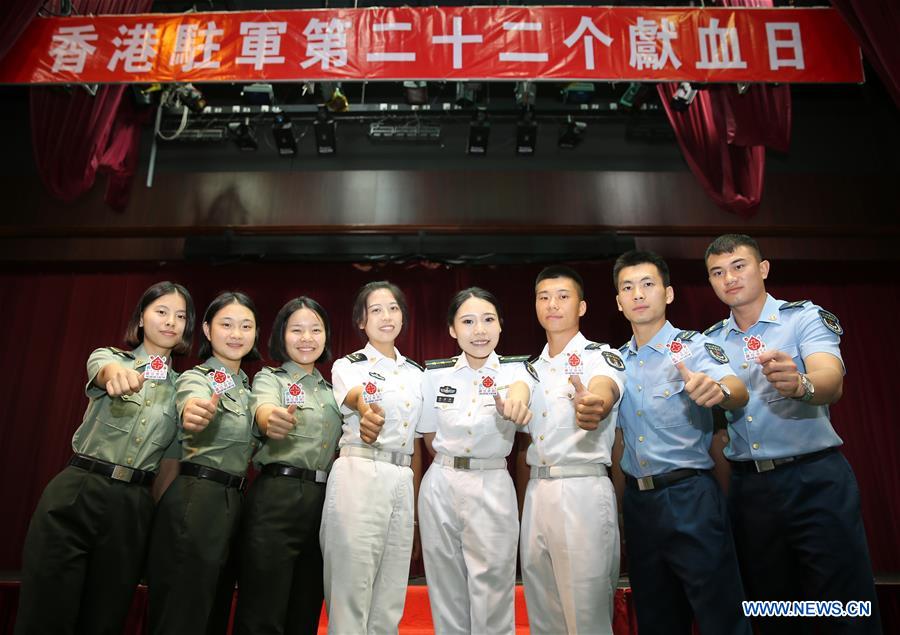 CHINA-HONG KONG-PLA-BLOOD DONATION(CN)