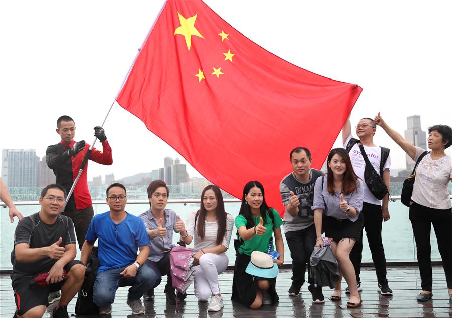 CHINA-HONG KONG-OPPOSITION TO VIOLENCE-RALLY (CN)