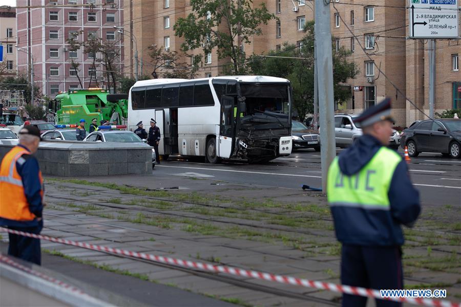 RUSSIA-MOSCOW-BUS ACCIDENT