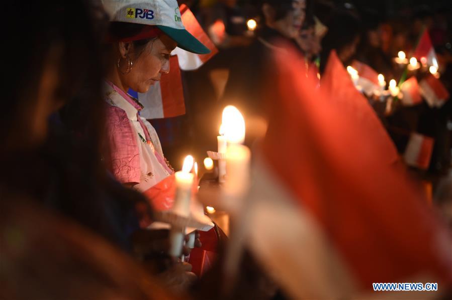 INDONESIA-JAKARTA-CANDLE RALLY FOR WEST PAPUA