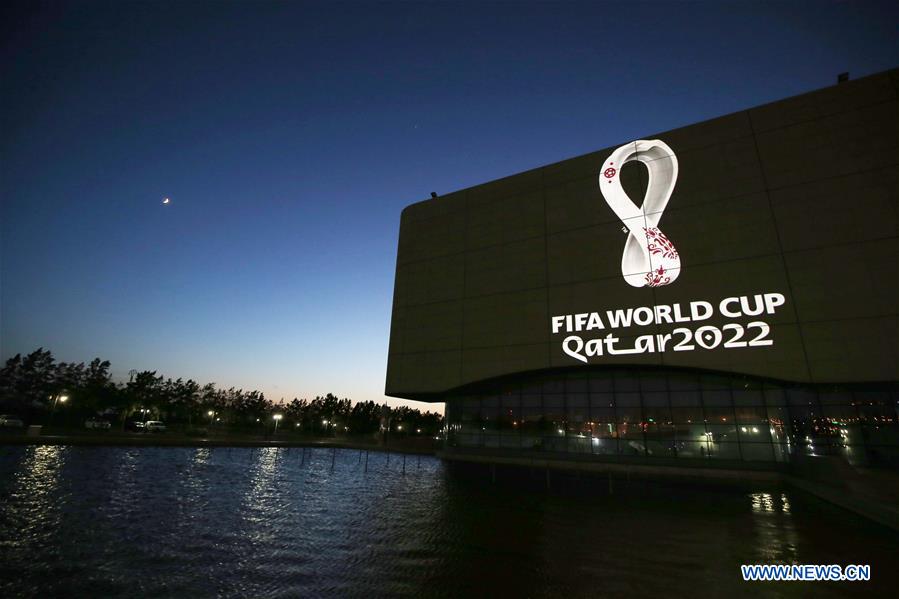 (SP)ALGERIA-ALGIERS-QATAR WORLD CUP-LOGO-UNVEILING