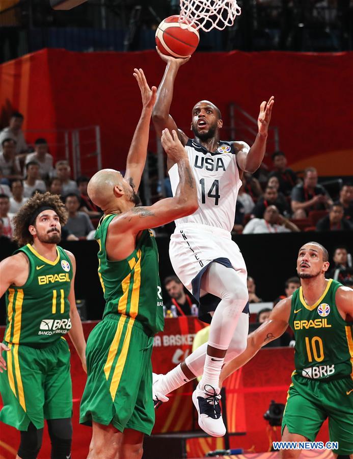 (SP)CHINA-SHENZHEN-BASKETBALL-FIBA WORLD CUP-GROUP K-USA VS BRA(CN)