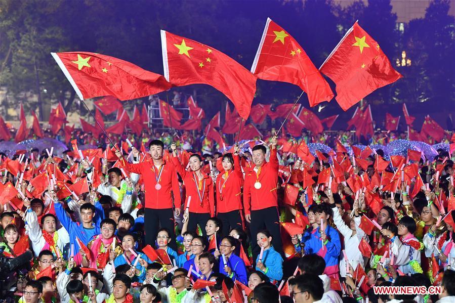 (PRC70Years)CHINA-BEIJING-NATIONAL DAY-CELEBRATIONS-EVENING GALA (CN)