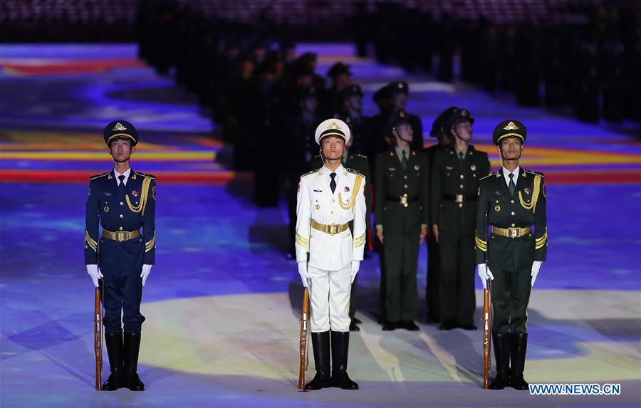 (SP)CHINA-WUHAN-7TH MILITARY WORLD GAMES-OPENING CEREMONY