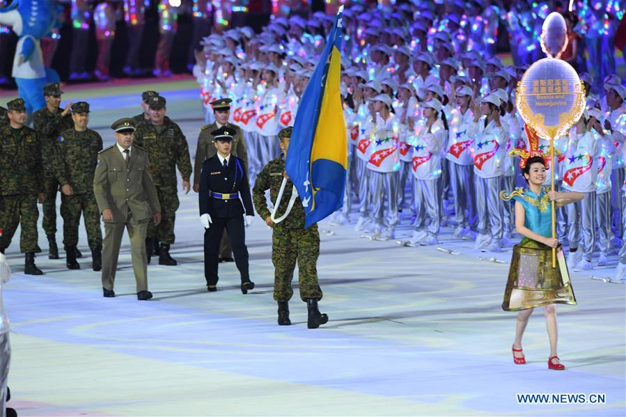 (SP)CHINA-WUHAN-7TH MILITARY WORLD GAMES-OPENING CEREMONY