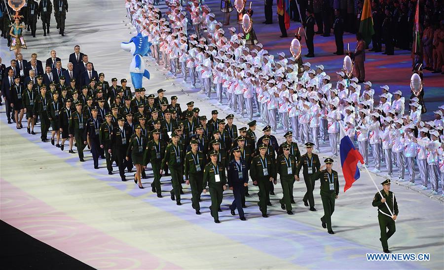 (SP)CHINA-WUHAN-7TH MILITARY WORLD GAMES-OPENING CEREMONY