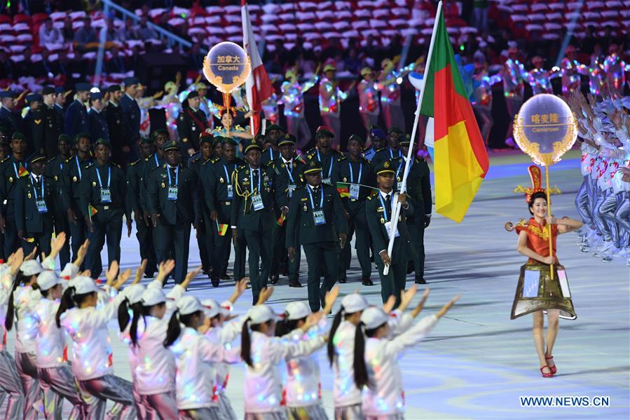 (SP)CHINA-WUHAN-7TH MILITARY WORLD GAMES-OPENING CEREMONY