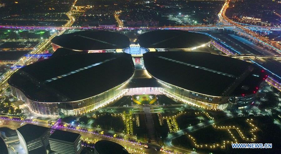 CHINA-SHANGHAI-CIIE-NIGHT VIEW (CN)