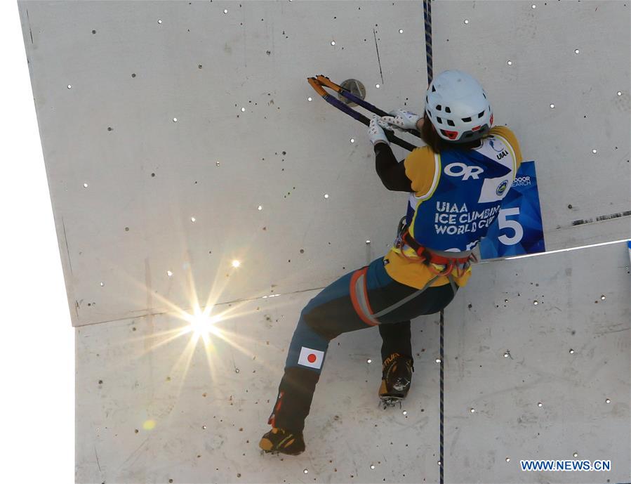 (SP)CHINA-CHANGCHUN-ICE CLIMBING-UIAA WORLD CUP(CN)