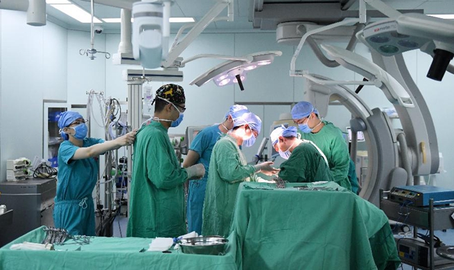 Nurses work ahead of Int'l Nurses Day in Beijing