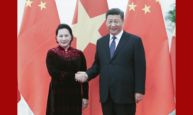 Xi meets Vietnam's national assembly chairwoman