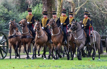 Queen Elizabeth II's 67th anniv. of accession to the throne marked in London