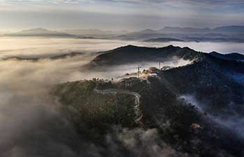 Scenery of Luonan County in northwest China's Shaanxi