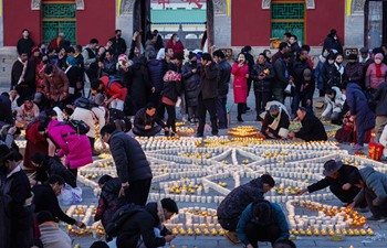 Butter Lamp Festival celebrated in China's Qinghai