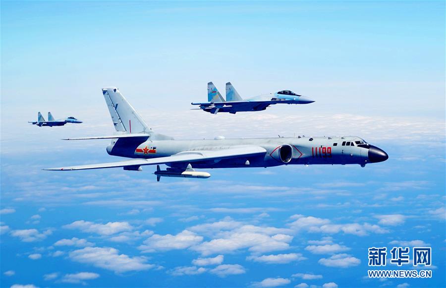 （圖文互動(dòng)）（1）空軍發(fā)布宣傳片展現(xiàn)殲-20、蘇-35、轟-6K海上新航跡
