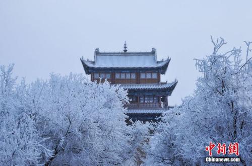 資料圖：小寒時(shí)節(jié)，甘肅嘉峪關(guān)市迎來(lái)了一場(chǎng)大雪。師永紅 攝