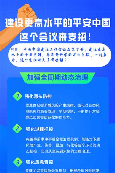 建設(shè)更高水平的平安中國 這個(gè)會議來支招！