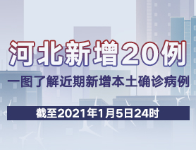 河北新增20例，一圖了解近期新增本土確診病例