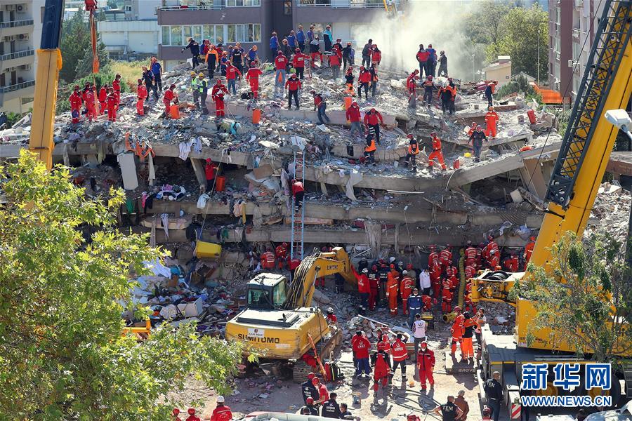 （國(guó)際）（10）愛琴海地震致土耳其、希臘至少27人死亡